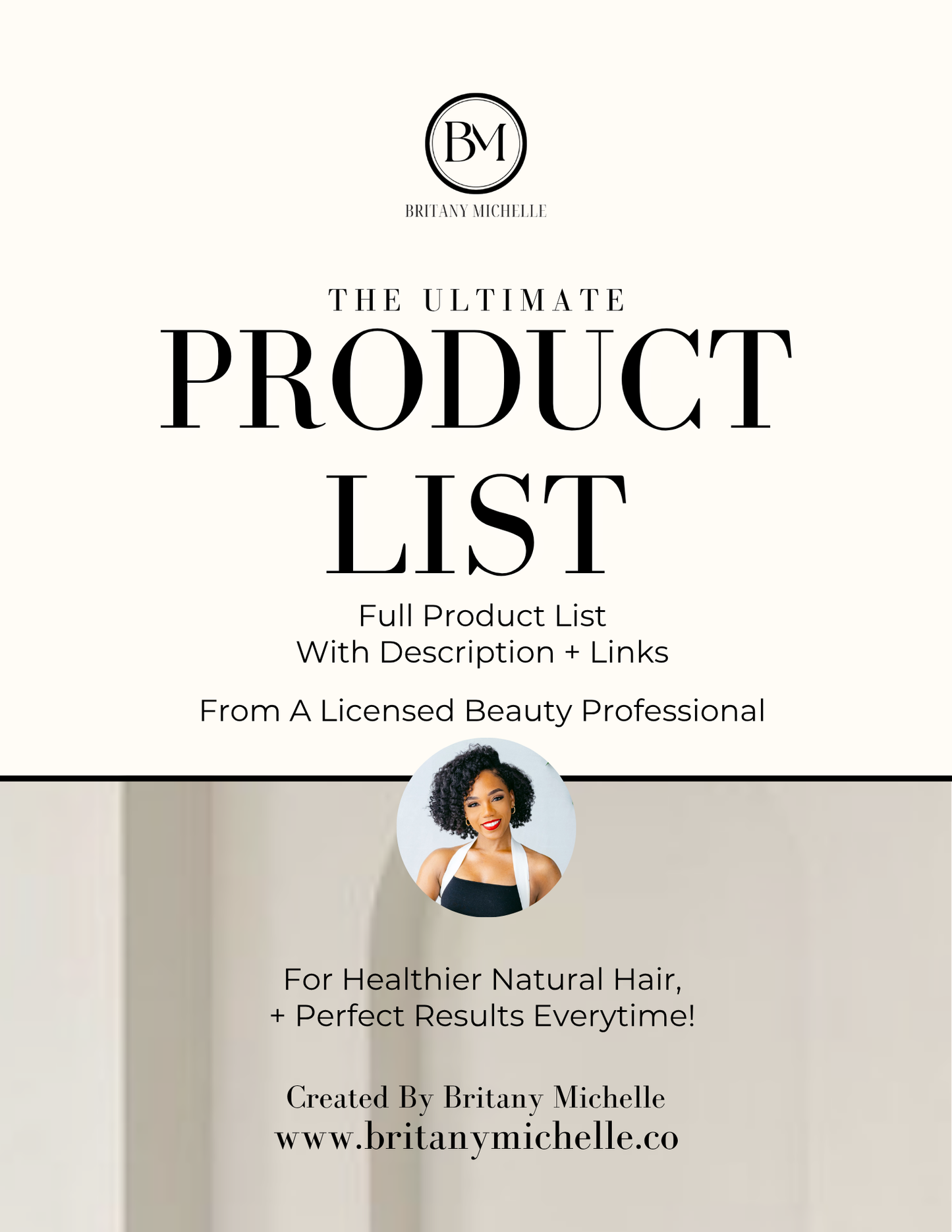The Ultimate Product List